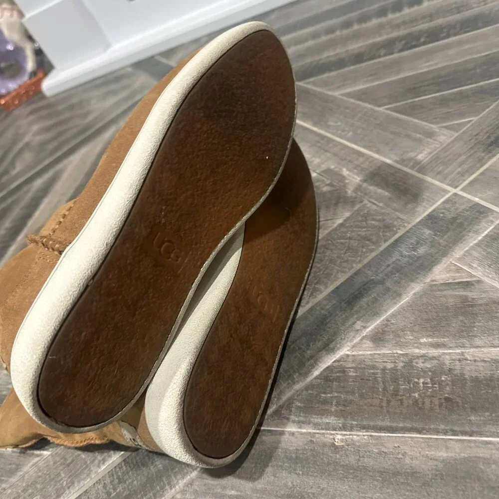 AUTHENTIC UGG Classic Sneaker-Sole Shearling Boots – Chestnut Suede - Picture 7 of 7